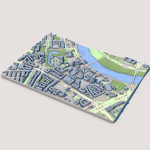 Dresden Cathedral Germany 3D model