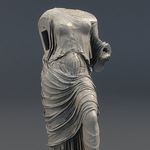 3D model Anubis sculpture 2