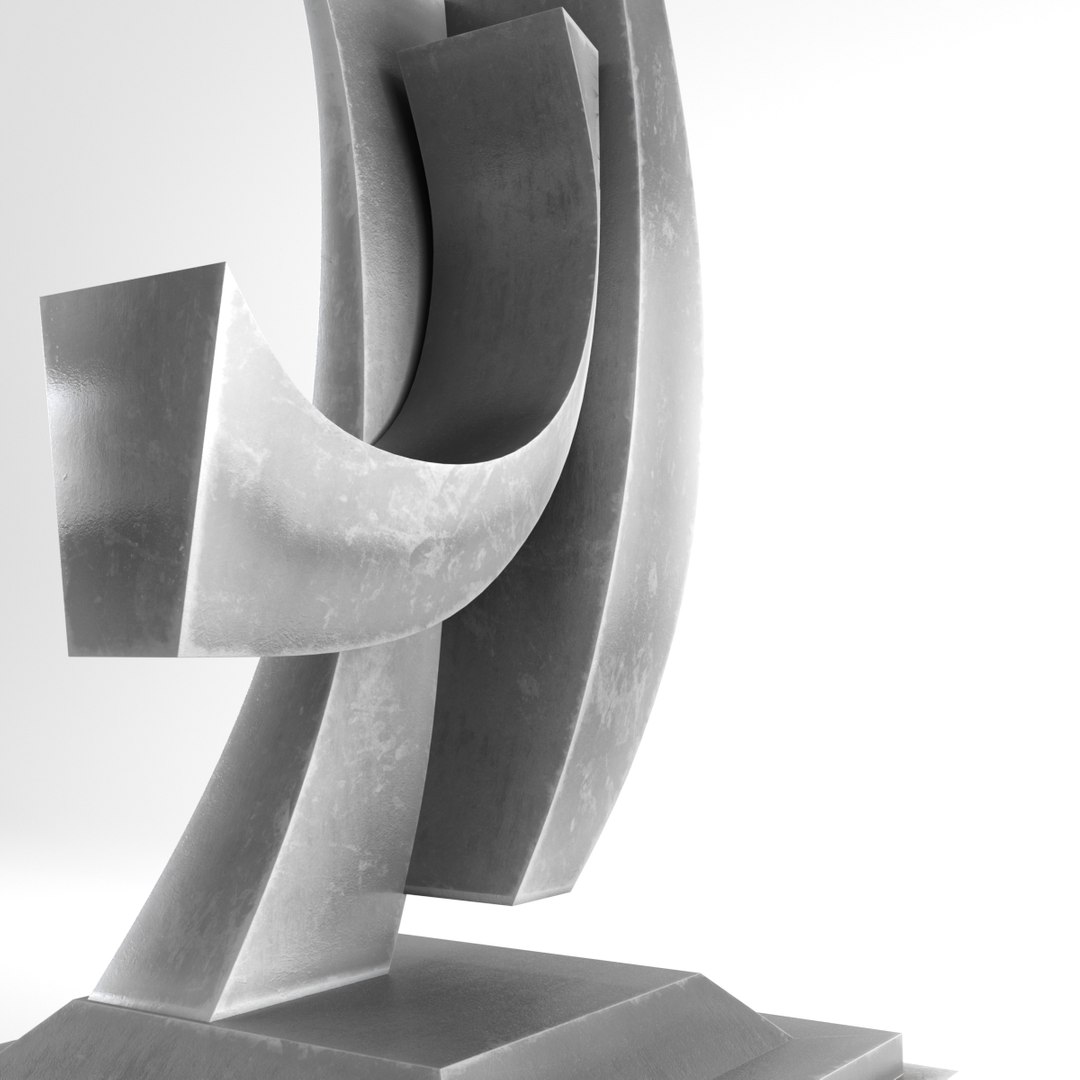 Modern Decorative Abstract Metal 3D - TurboSquid 1646870