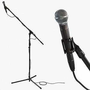Microphone 1 - Stand 2 3D