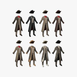 08 Cowboy Outfits A - Character Fashion Design