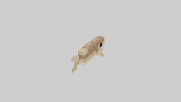 modelo 3d Bacalao Minecraft - TurboSquid 1978200