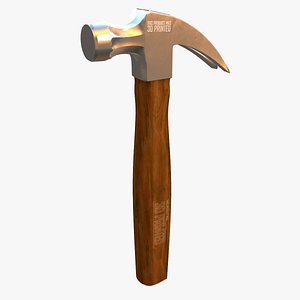 3D model hammer printing