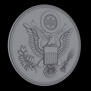 united states national emblem 3d 3ds