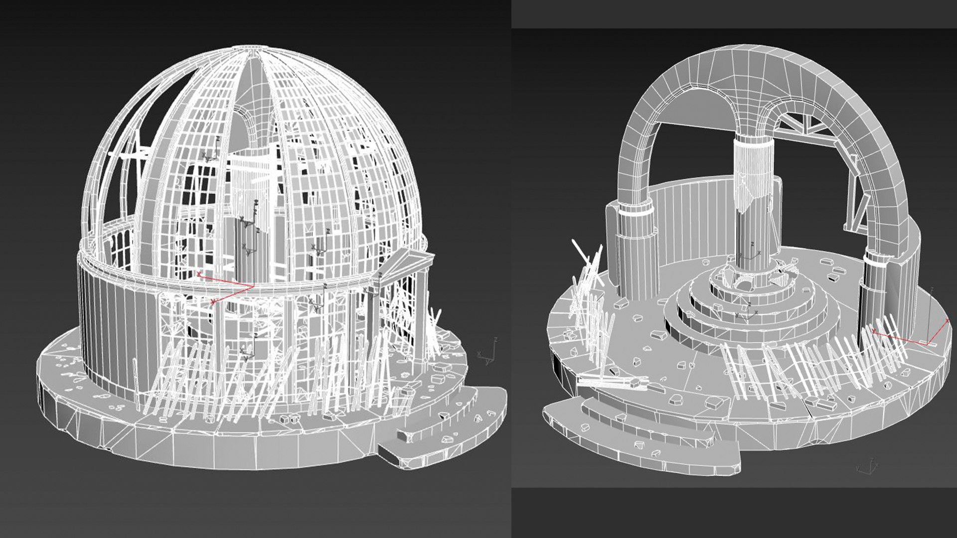 Abandoned Structures model - TurboSquid 2143936