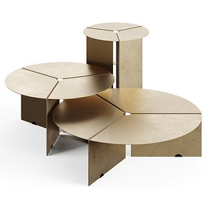 3D April Peace 2023 Metal Table model