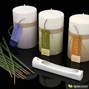 Candles, Incence and Burner