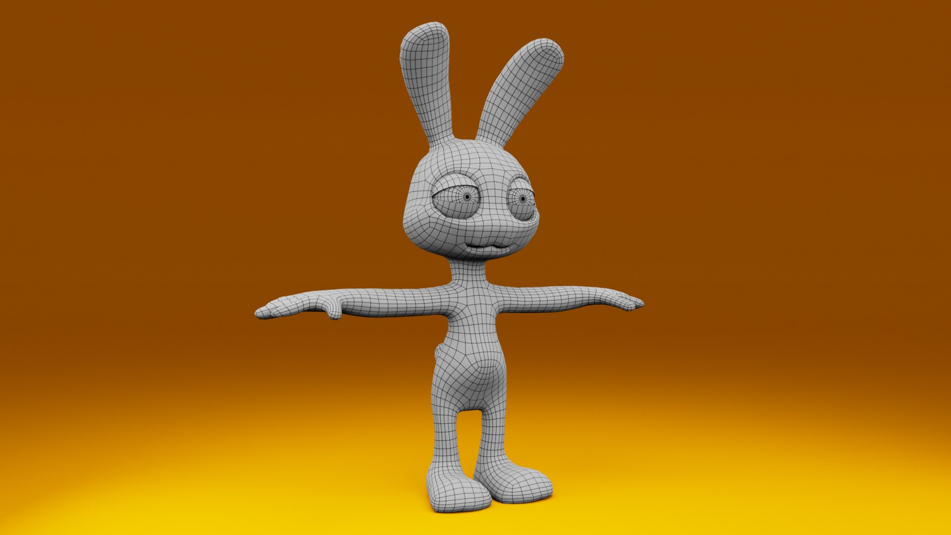 3D Stylized Cartoon Anthropomorphic Rabbit 3D Model - TurboSquid 2204492