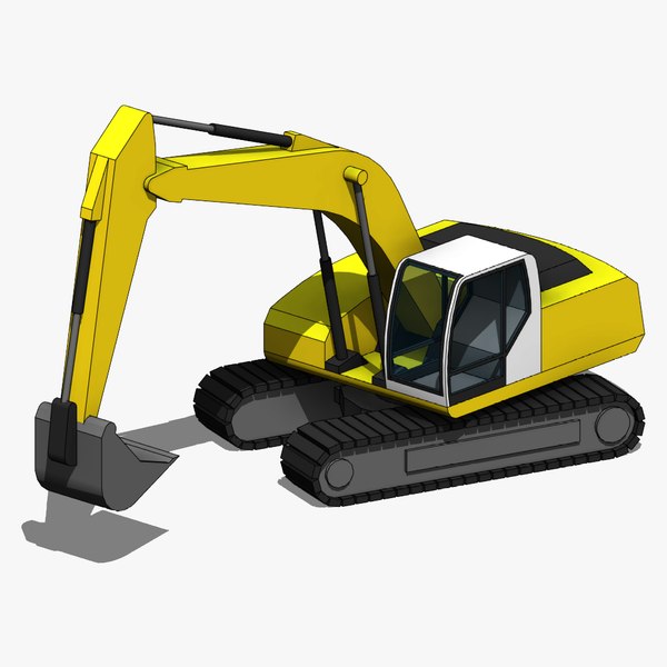 Parametric Excavator - Revit Family 3D