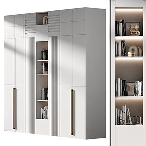 3D model bookcase 013