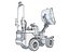 Site Dumper Bucket Vehicle 3D model