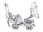 Site Dumper Bucket Vehicle 3D model