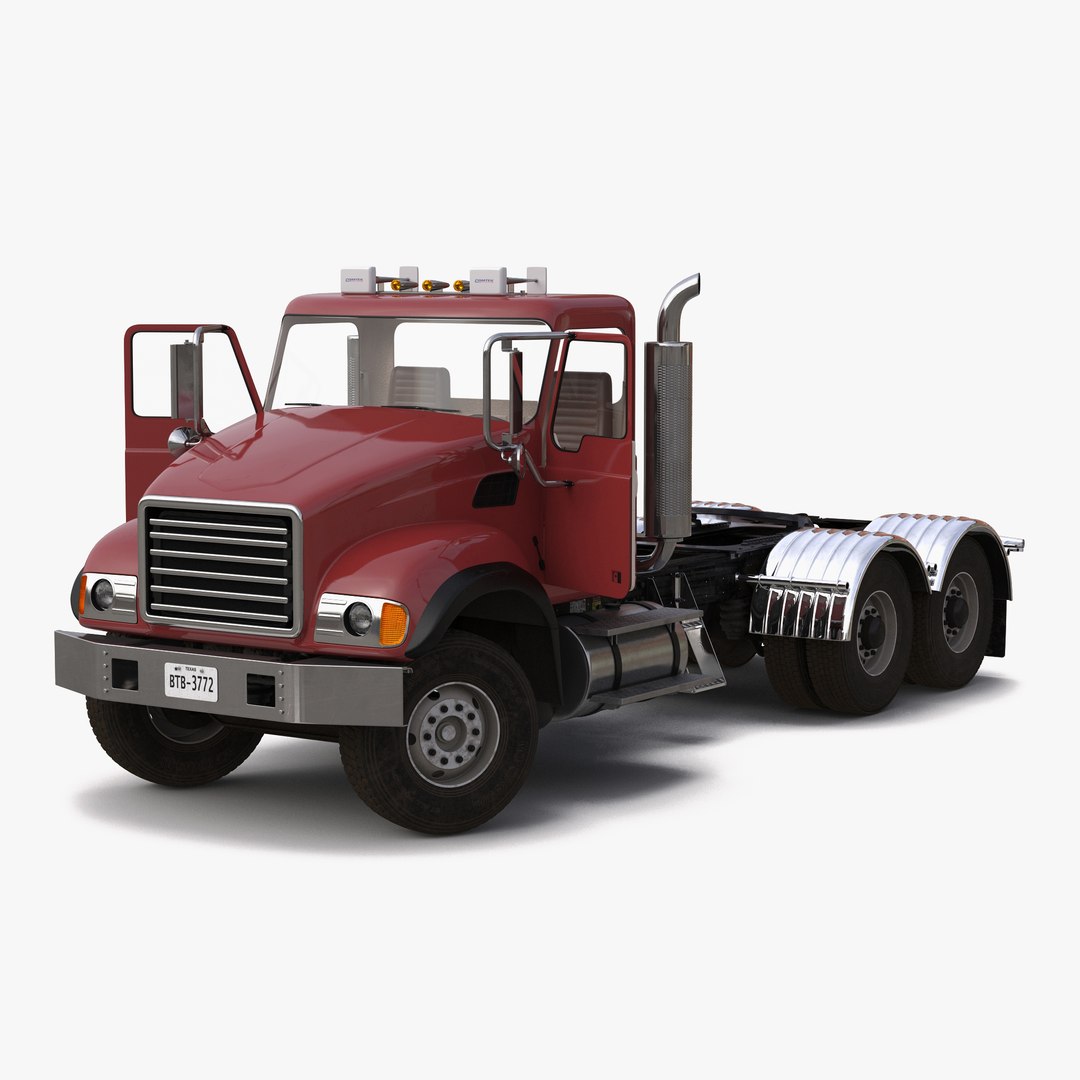 Truck Generic 2 Rigged 3D Model 3D model preview
