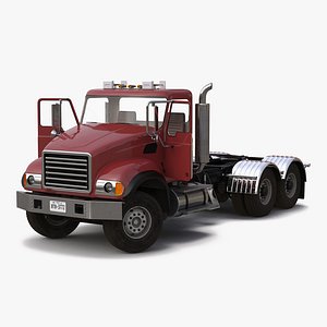 Truck Generic 2 Rigged 3D Model