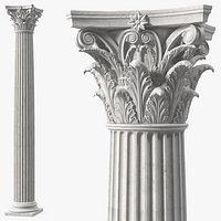 Antique Corinthian Column