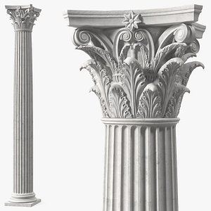 Antique Corinthian Column