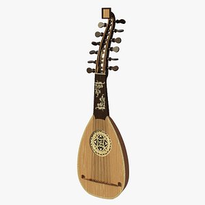 stringed baroque mandolin 3ds