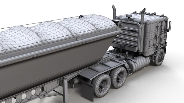 Freightliner Powerliner 덤프 트레일러 3D 모델 - TurboSquid 2147806
