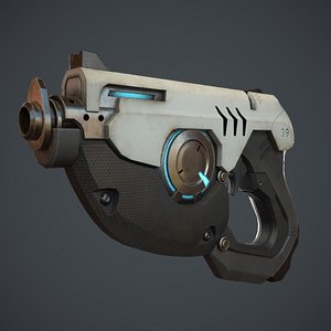 3D gun pbr ready