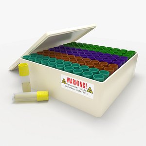 Cryogenic Vial Box 3D
