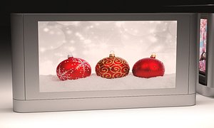 digital chrome bill board 3d max