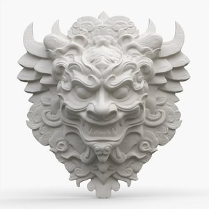 Balinese Demonic Relief 7 model