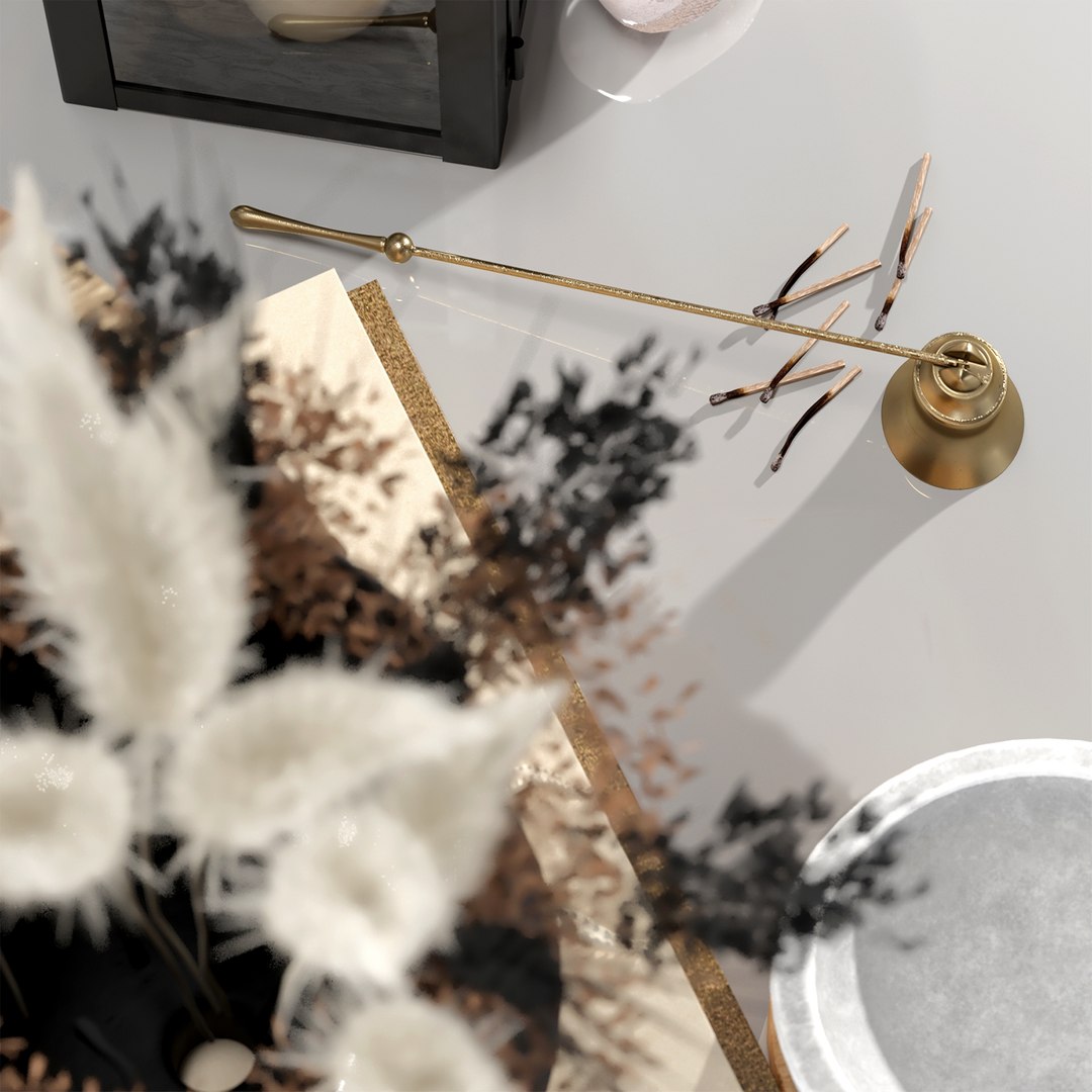 Decorative Set 04 3D Model - TurboSquid 2255544