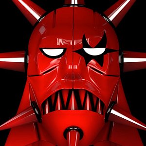 silver hawks moustron 3d c4d