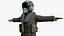 Piloto de caza militar manipulado