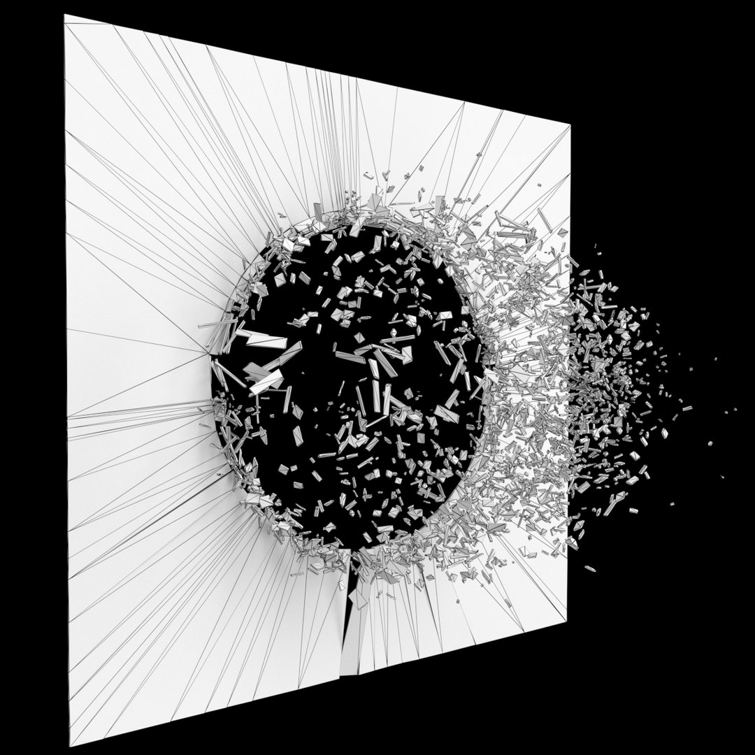 Broken Glass 3 3D Model - TurboSquid 1340966