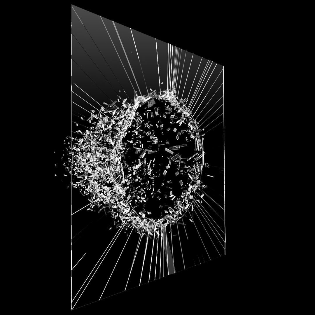 Broken Glass 3 3D Model - TurboSquid 1340966