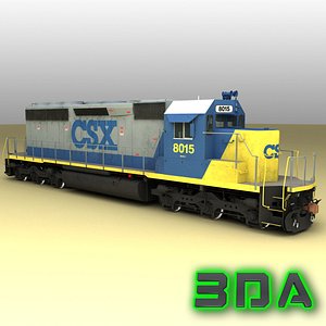Locomotive EMD SD40-2 CSX