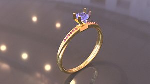 Aura Tanzanite Solitaire