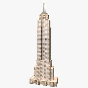 3D Empire State Building 1931 model