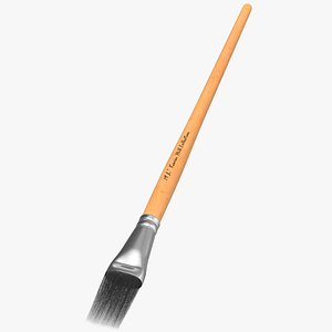 3d c4d paint brush flat 4