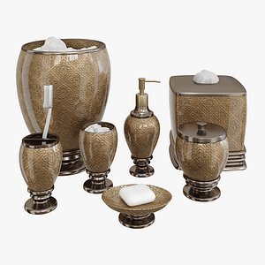 bath accessories 3D model