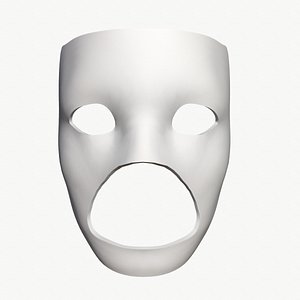 White mask
