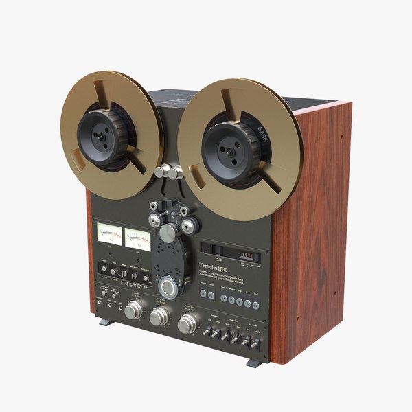 3D Reel Tape Recorder - TurboSquid 1774970