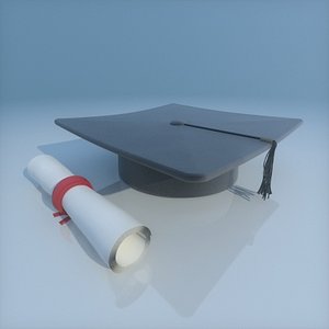 graduation cap 3ds