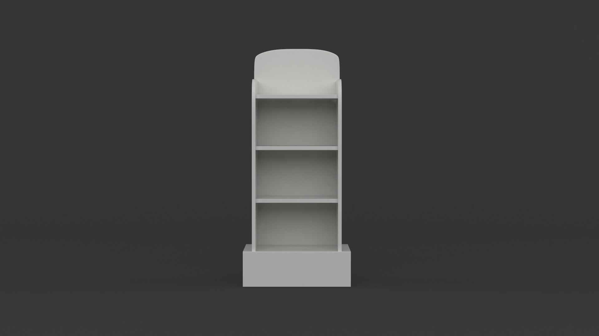 3D Empty Retail Shelves Model - TurboSquid 1802567