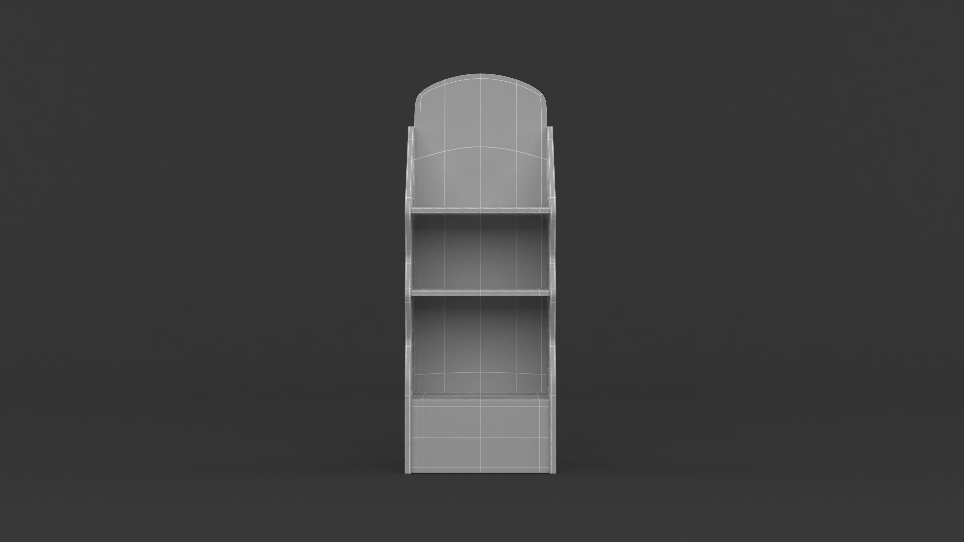 3D Empty Retail Shelves Model - TurboSquid 1802567