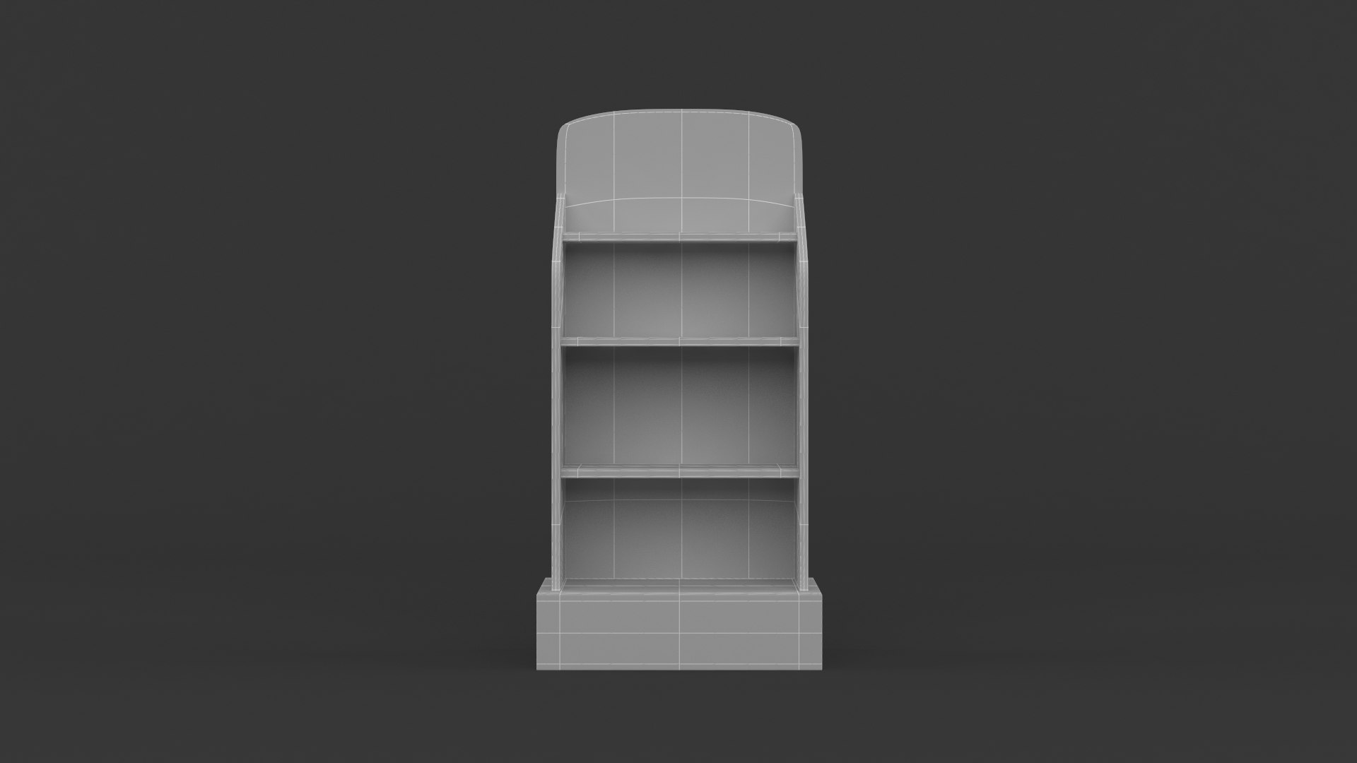 3D Empty Retail Shelves Model - TurboSquid 1802567