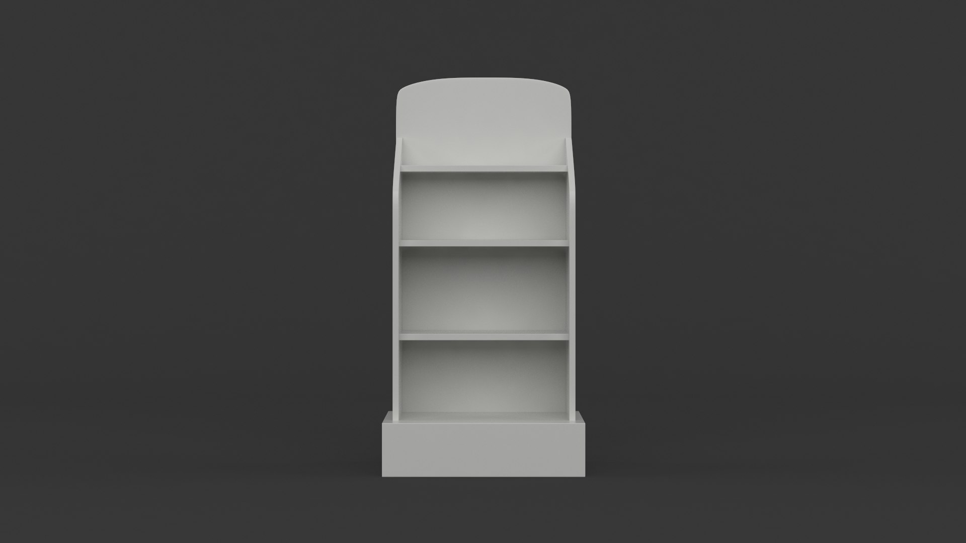 3D Empty Retail Shelves Model - TurboSquid 1802567