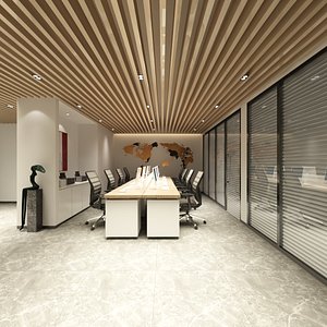 Full Office Design 3D model
