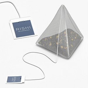 Rishi Pyramid Tea Bag 3D