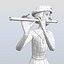 Músico medieval tocando la flauta