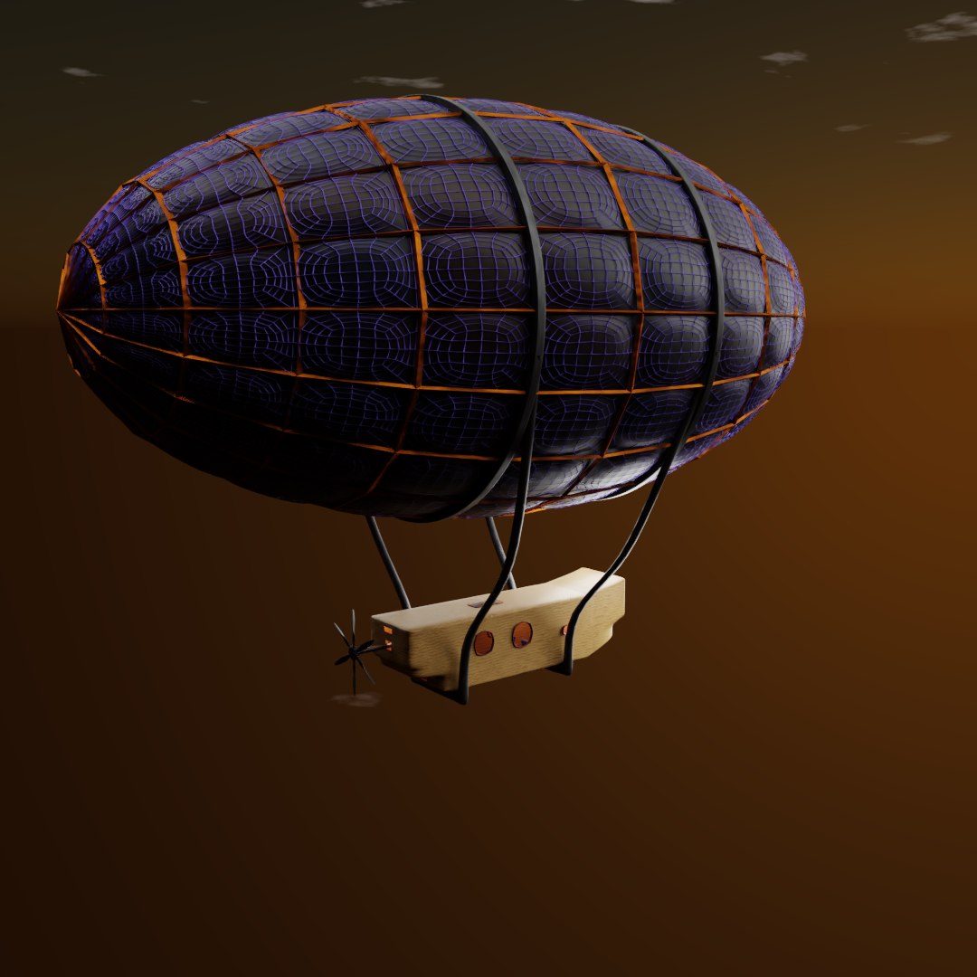 3D dirigible vehicle - TurboSquid 1357075