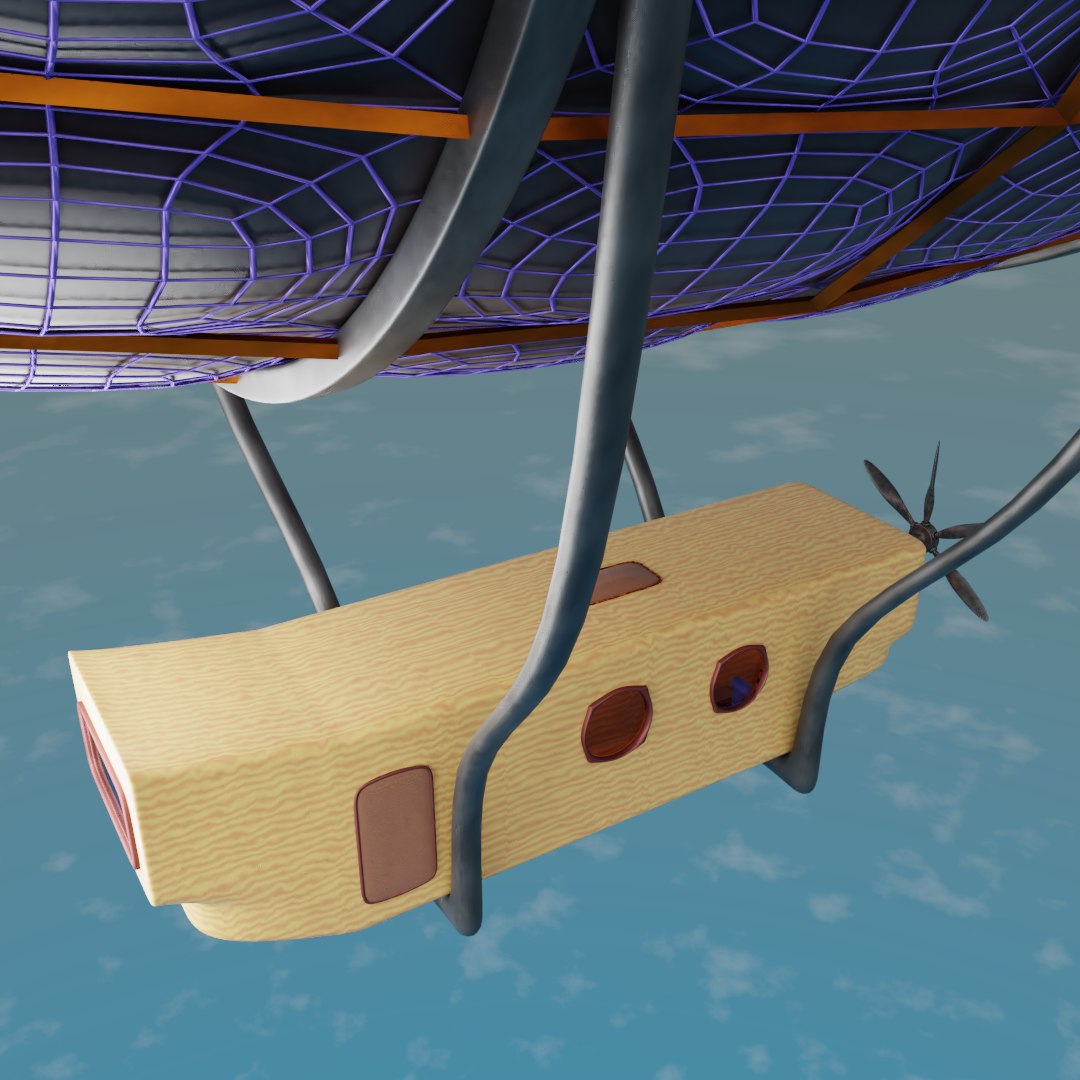 3D dirigible vehicle - TurboSquid 1357075
