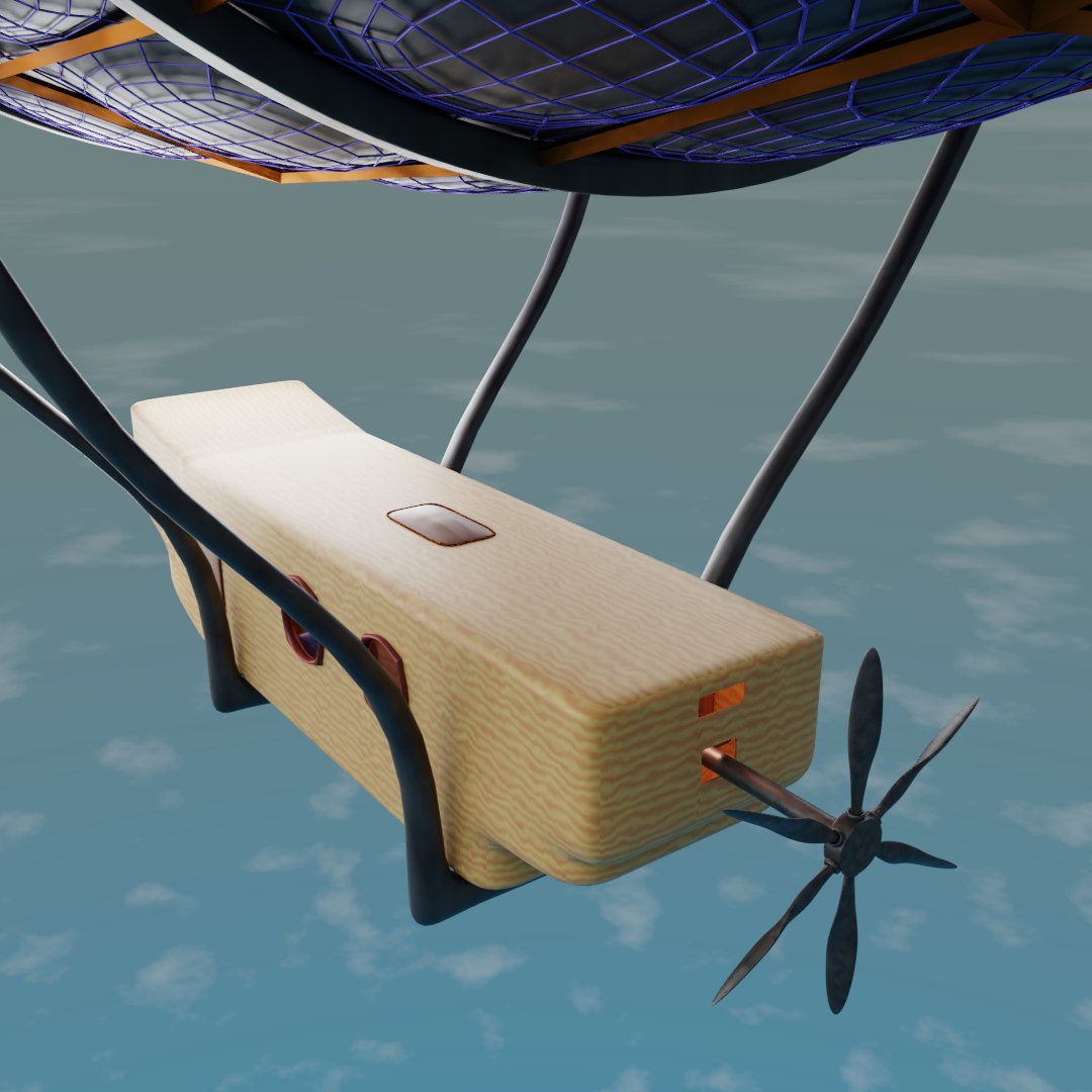 3D dirigible vehicle - TurboSquid 1357075