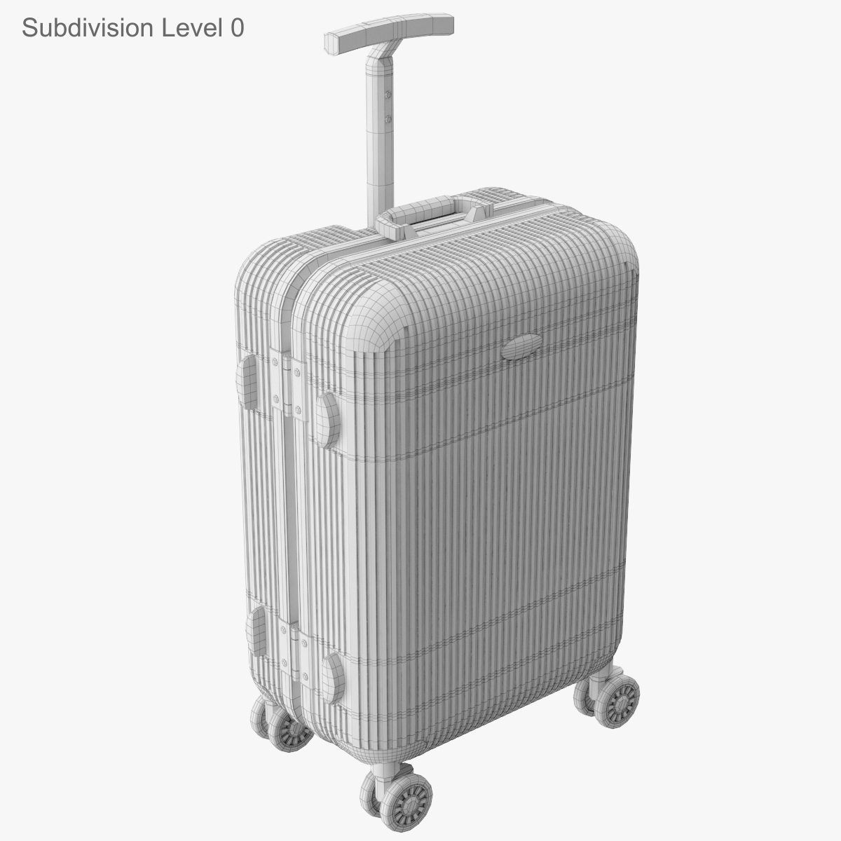 travel bag suitcase kingtrip 3d model